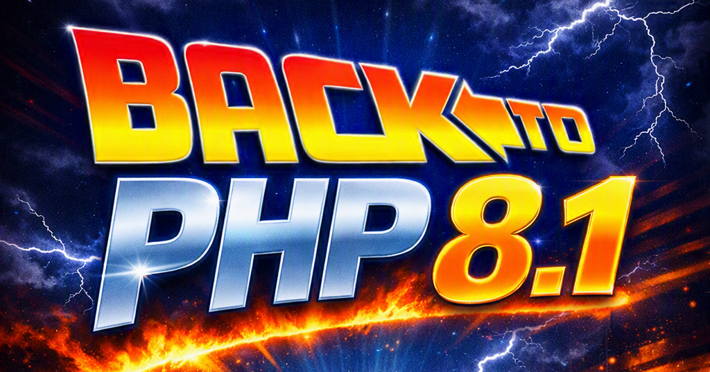 Back to PHP 8.1